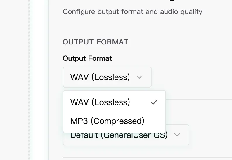 Selección de Formato MP3 vs WAV Eligiendo entre formato MP3 y WAV para exportación final